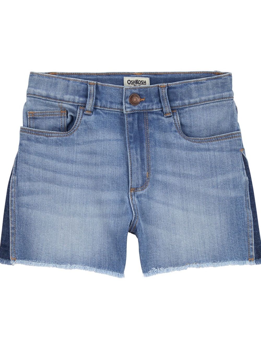 OshKosh B'gosh Kid Girls Midi Shorts Blue 7 NWT IN PACKAGE